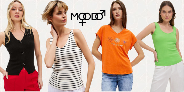 Moodo - тениска или топ избери и свежа визия измисли снимка