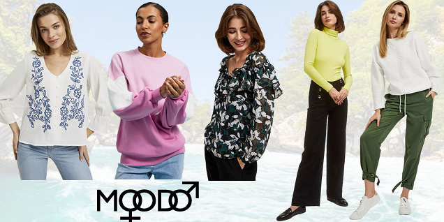 Moodo - дамски блузи с дълъг ръкав снимка