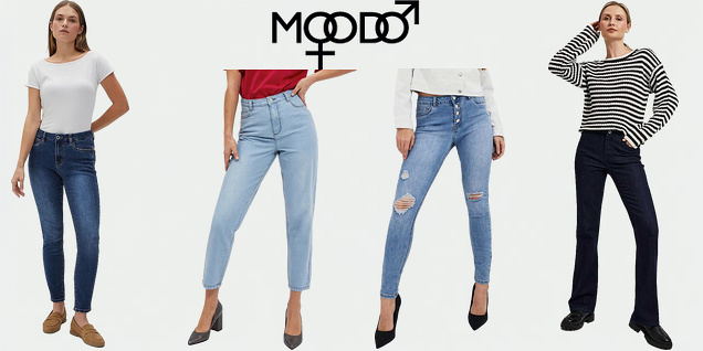 Moodo - дамски дънки и жилетки за прохладните вечери снимка