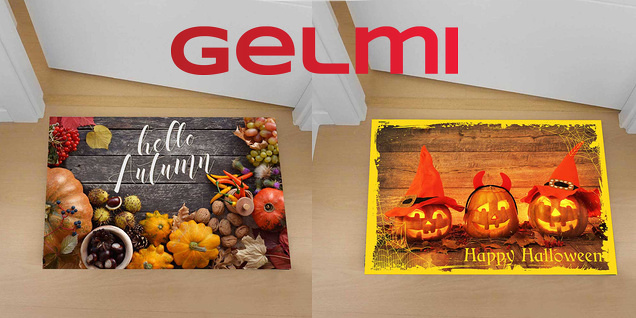 Реалистични принтове върху нова постелка снимка