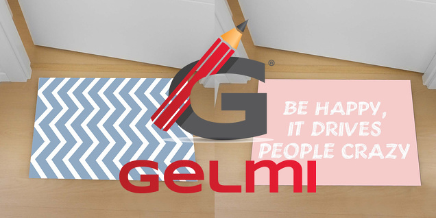 Допълни интериора с постелка с цветен принт снимка