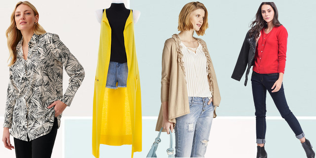 Фешън съчетания - жилетки и ризи снимка