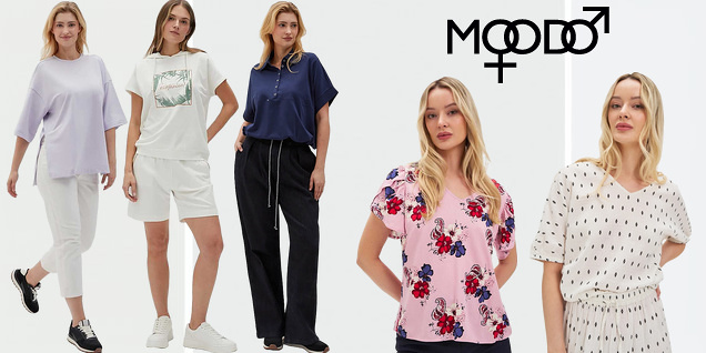 Moodo - дамски блузи с къс ръкав снимка