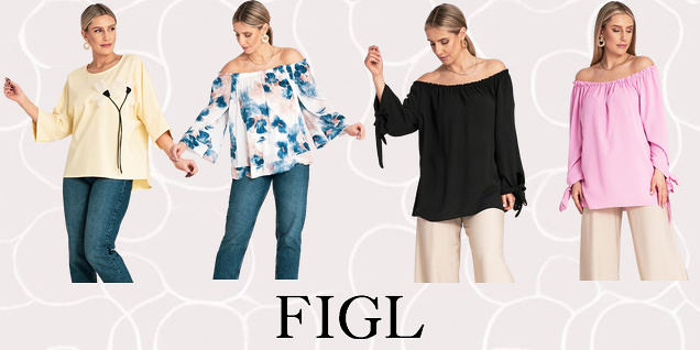 Figl - блузи с дълъг ръкав снимка
