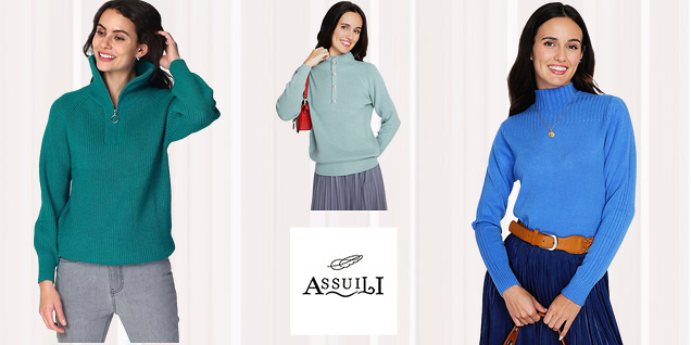 Assuili - топъл пуловер за новият сезон снимка