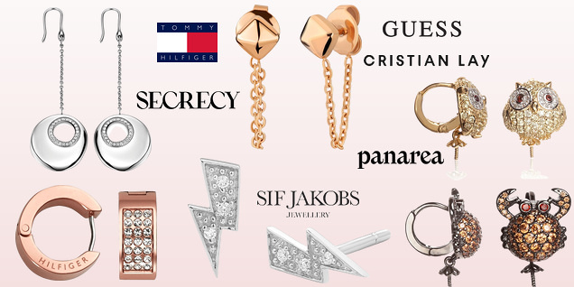 Нежен и бляскав акцент с нови обеци снимка