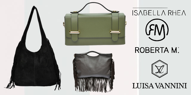 Заложи на чанта от естествена кожа снимка