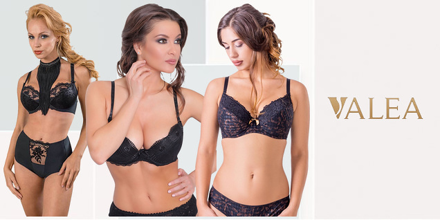 Valea - дръзка и желана с черна дантела снимка