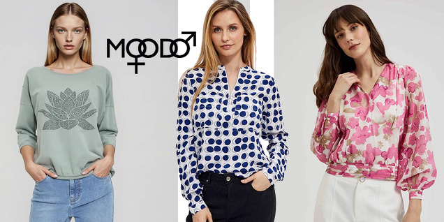Moodo - практичност с блуза с дълъг ръкав снимка
