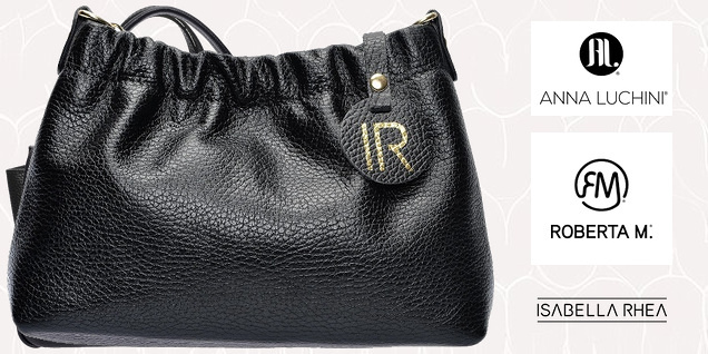 Класическо излъчване с чанта в черен цвят снимка