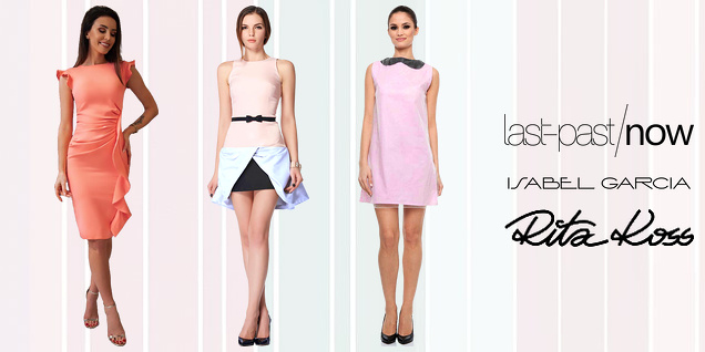 Цветна и кокетна с рокля в бонбонени тонове снимка