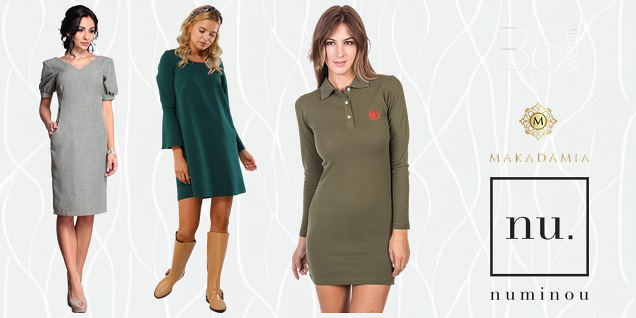 Пролетно вдъхновение с рокля в зелени нюанси снимка