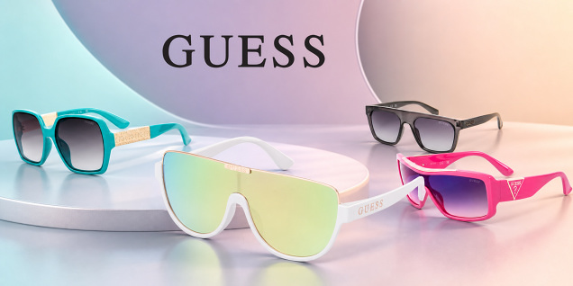 Guess – дамски слънчеви очила в цветни нюанси снимка