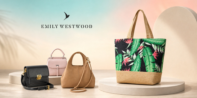 Emily Westwood - цветен акцент с нова чанта снимка