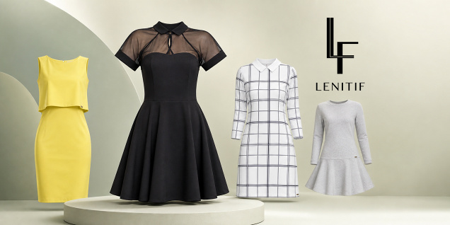 Lenitif – асиметрични и елегантни рокли в цветна линия снимка