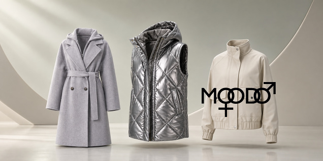 Moodo – дамски палта, якета и грейки в меки тонове снимка