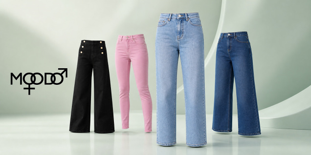 Moodo Denim Edit – дамски дънки в светли и тъмни тонове снимка