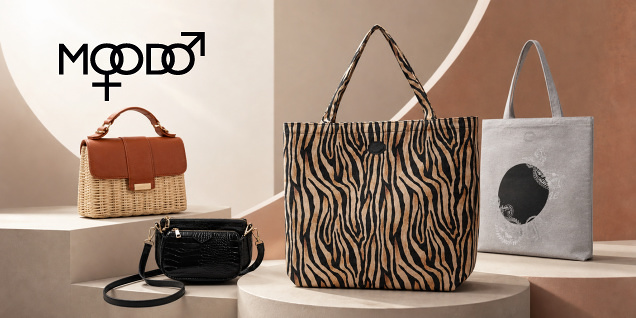 Moodo – чанти, раници и портфейли в неутрални тонове снимка