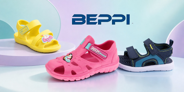 Цветни детски сандали Beppi с ефекти снимка