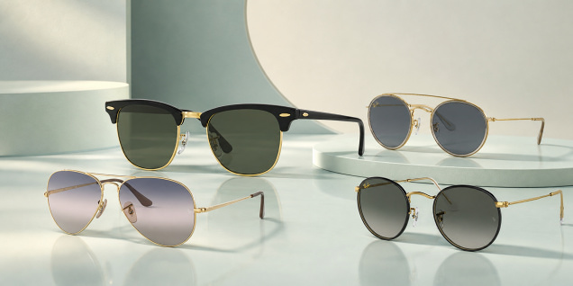 Ray-Ban - защитен поглед с точната марка снимка