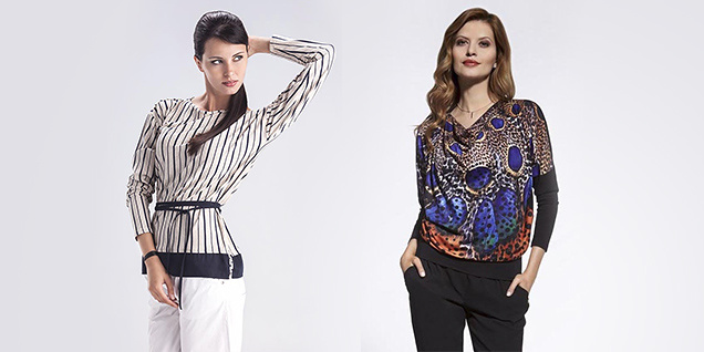 Дамски блузи с дълъг ръкав снимка