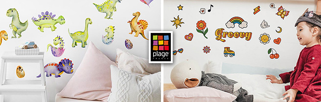 Plage - детски стикери за цветни емоции снимка
