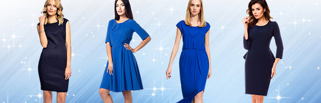 Усещане за синьо безвремие с нова рокля снимка