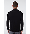 Черен мъжки памучен пуловер Viggo-1 снимка