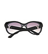 Дамски черни очила със сиви овални лещи-2 снимка