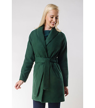 Дамско палто в зелено Zosia снимка