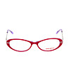 Дамски рамки за очила в червено, сребристо и лилаво -1 снимка