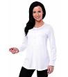 Бяла дамска риза Gaja-0 снимка