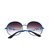 Слънчеви дамски очила с кръгли сиви лещи-2 снимка