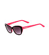 Слънчеви дамски очила в розово и черно-0 снимка