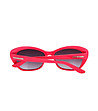 Слънчеви дамски очила в розово и черно-2 снимка