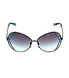 Дамски слънчеви очила в синьо и черно-1 снимка