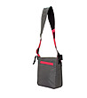 Чанта за рамо в сиво, черно и розово-1 снимка