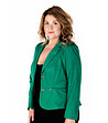 Дамско сако в зелен нюанс Nata-0 снимка