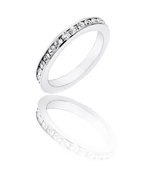 Дамски пръстен със Swarovski кристали Alliance снимка