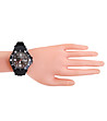 Черен дамски часовник със Swarovski кристали Tina-1 снимка