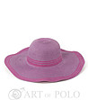 Лилава дамска шапка с контрастни кантове Nely-0 снимка