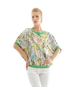 Дамска блуза с флорален принт Cora снимка