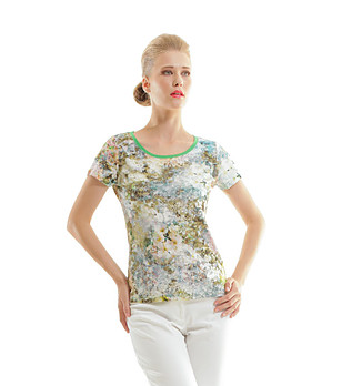 Блуза с принт на цветя Capri снимка