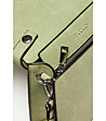 Дамска чанта в цвят маслина-3 снимка