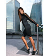 Черна спортна дамска блуза-2 снимка