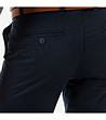 Тъмносин спортно-елегантен памучен панталон Joshua-3 снимка