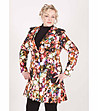 Многоцветно дамско памучно сако-0 снимка
