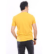 Тениска в жълт цвят с контрастен принт-1 снимка