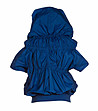 Синьо късо дамско яке с качулка Julia-1 снимка