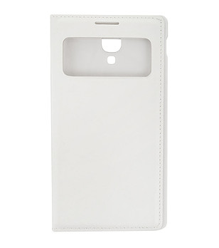 Бял калъф за телефон Samsung S4 снимка